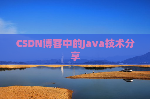 CSDN博客中的Java技术分享